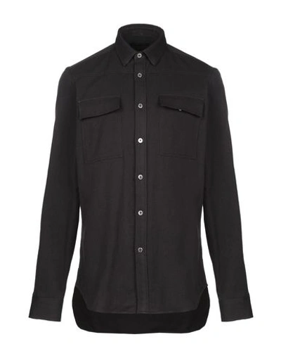 Shop Ann Demeulemeester Solid Color Shirt In Black