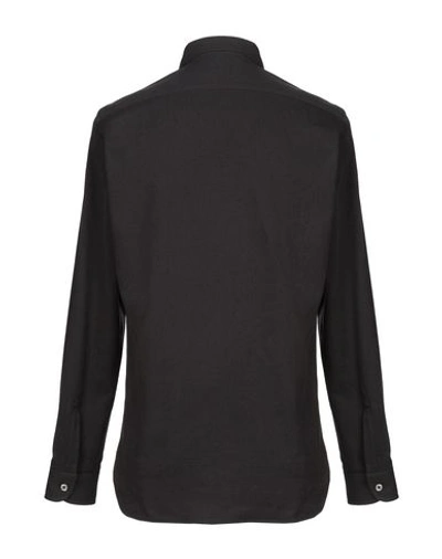 Shop Ann Demeulemeester Solid Color Shirt In Black