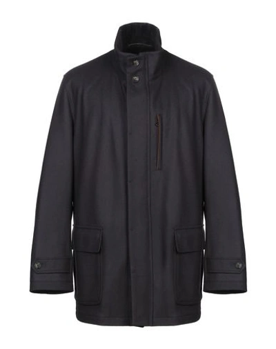 Shop Schneiders Coat In Dark Blue