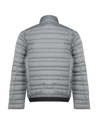 Shop Armani Exchange Down Jacket In Grey