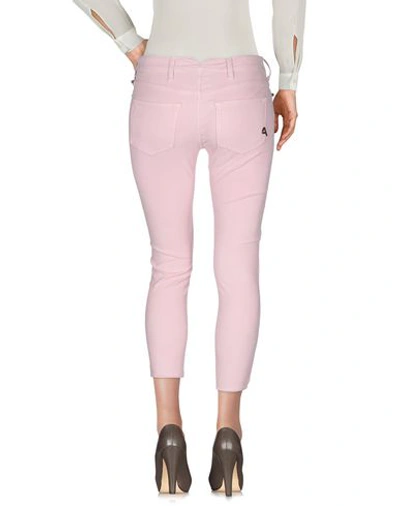 Shop Cycle Woman Cropped Pants Pink Size 29 Cotton, Elastane