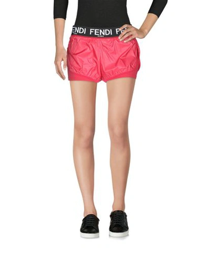 Shop Fendi Shorts & Bermuda In Red