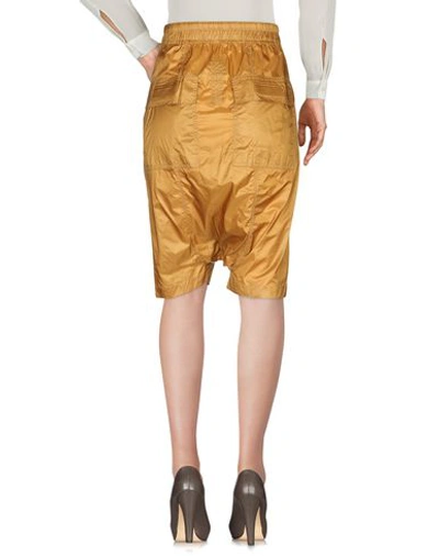 Shop Rick Owens Cropped Pants & Culottes In Camel