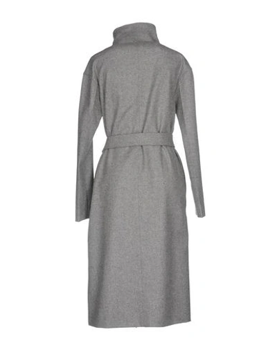 Shop Celine Midi Dress In Light Grey