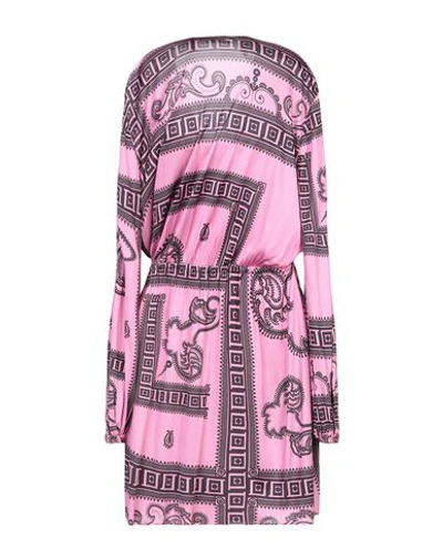 Shop Versace Short Dress In Pink