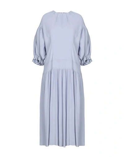 Shop Arthur Arbesser Midi Dress In Lilac