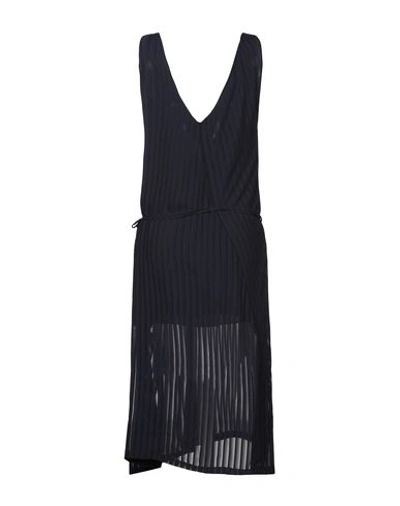 Shop Nineminutes Midi Dresses In Dark Blue