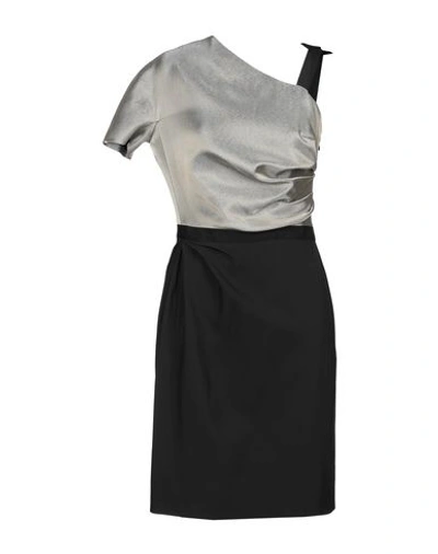 Shop Lanvin Short Dresses In Black