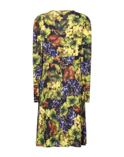 Shop Dolce & Gabbana Woman Midi Dress Yellow Size 6 Viscose, Elastane