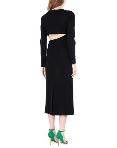 Shop Fausto Puglisi 3/4 Length Dresses In Black