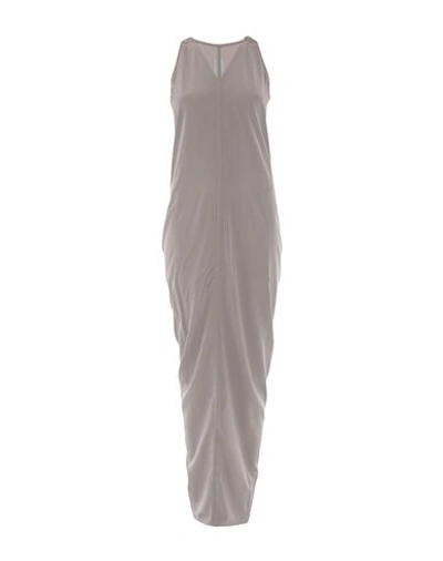 Shop Rick Owens Formal Dress In Dove Grey