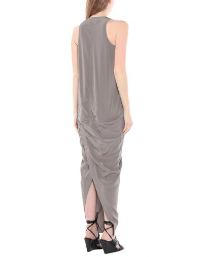 Shop Rick Owens Formal Dress In Dove Grey