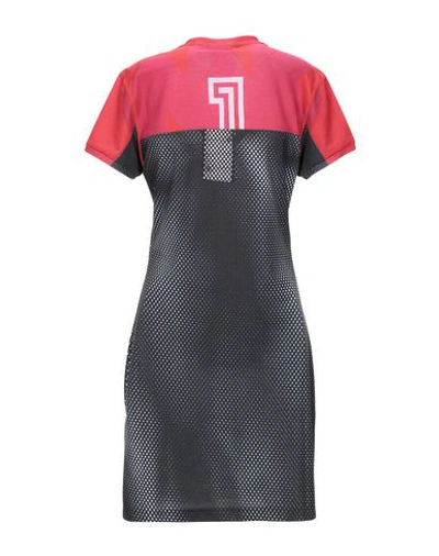 Shop Adidas Originals By Alexander Wang Woman Short Dress Black Size 10 Polyester, Elastane