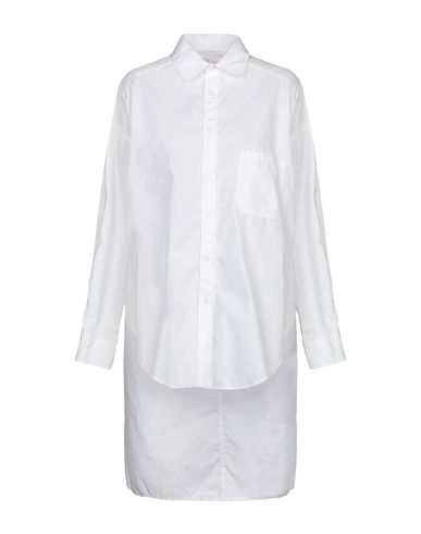 Yohji Yamamoto Solid Color Shirts & Blouses In White | ModeSens