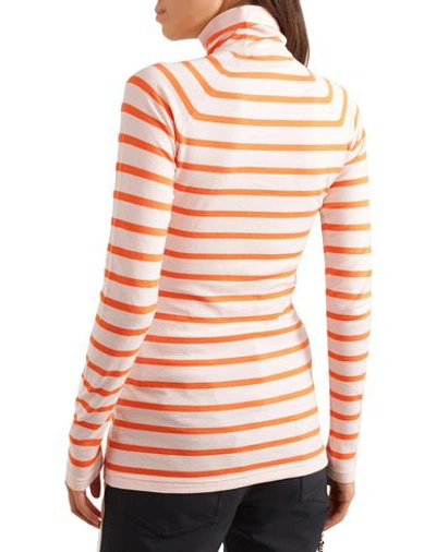 Shop P.e Nation P. E Nation Woman Turtleneck Orange Size L Wool, Polyester, Nylon