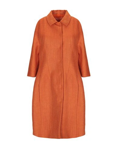 Shop Giambattista Valli Coat In Orange