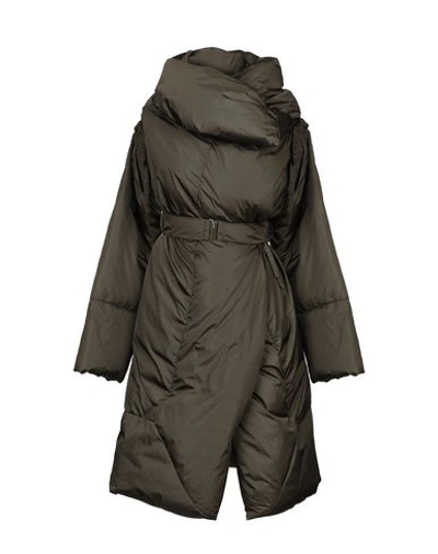 Shop Add Down Jacket In Military Green