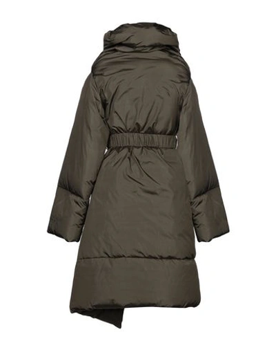 Shop Add Down Jacket In Military Green
