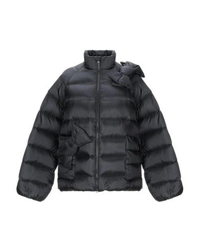 Shop Red Valentino Down Jackets In Black