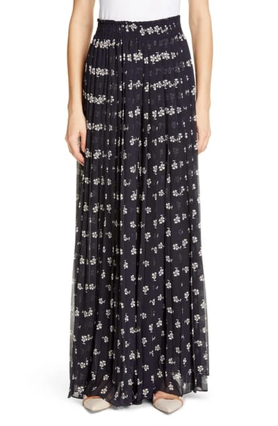 Shop Max Mara Balocco Palazzo Pants In Ultramarine