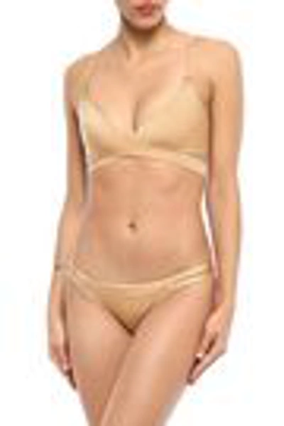 Shop Melissa Odabash Indonesia Wrap Bikini Top In Sand