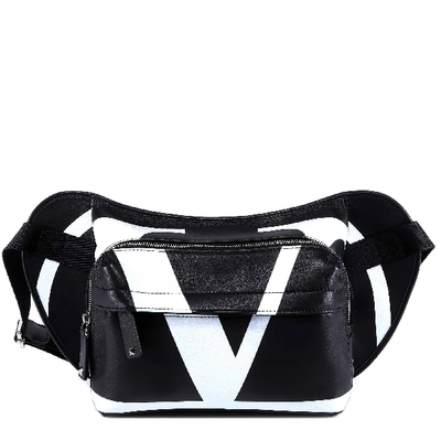 Shop Valentino Go Logo Belt Bag In Black