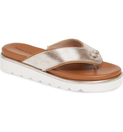 Shop Donald Pliner Leeanne Sandal In Silver