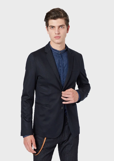 Shop Emporio Armani Formal Jackets - Item 41912785 In Navy Blue