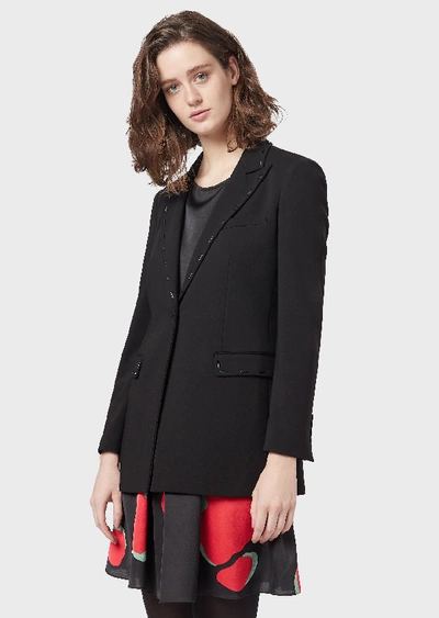 Shop Emporio Armani Casual Jackets - Item 41912828 In Black