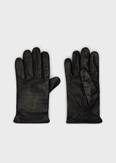 Shop Emporio Armani Gloves - Item 46652898 In Black