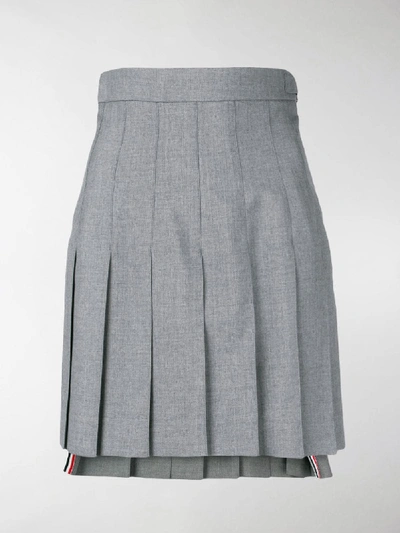 Shop Thom Browne School Uniform Mini Skirt In Grey