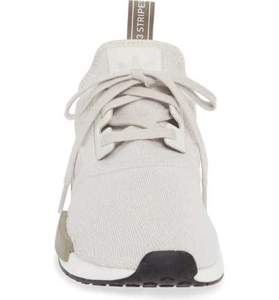 Shop Adidas Originals Nmd R1 Sneaker In Raw White/ Raw White/ Black