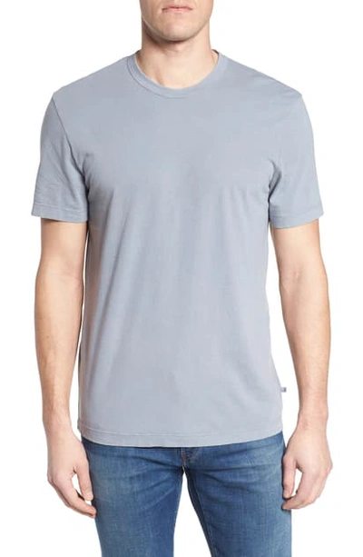Shop James Perse Crewneck Jersey T-shirt In Grey Sky