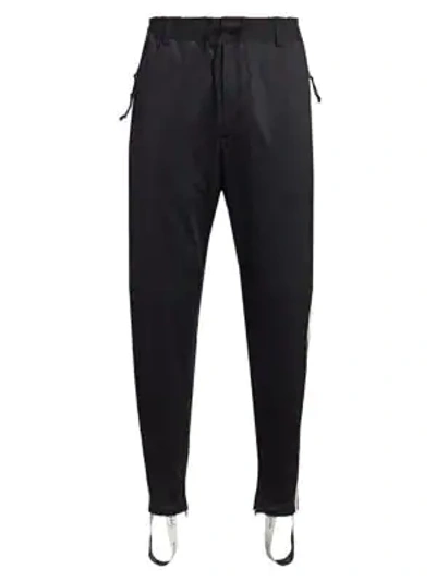 Shop Y-3 Tri-stripe Stirrup Track Pants In Black