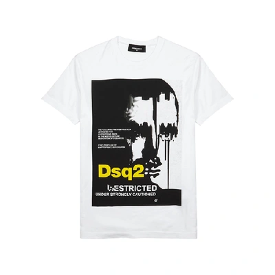 Shop Dsquared2 Printed Cotton T-shirt