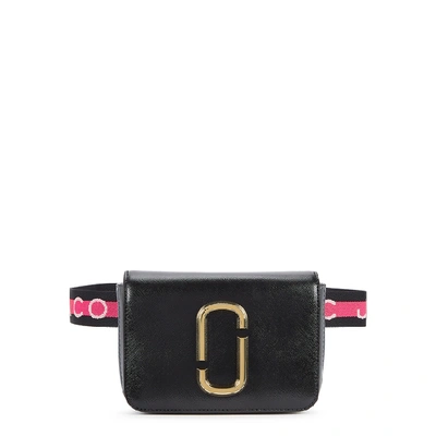 Shop Marc Jacobs Hip Shot Black Leather Belt Bag