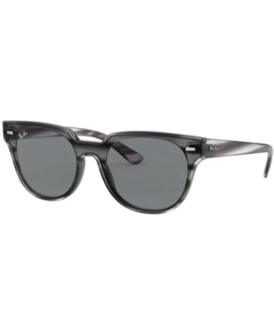 Shop Ray Ban Ray-ban Sunglasses, Rb4368n 39 In Stripede Grey Havana/dark Grey