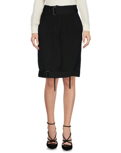 Shop Ann Demeulemeester Knee Length Skirt In Black