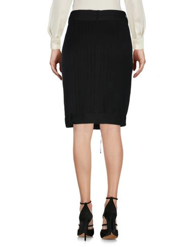 Shop Ann Demeulemeester Knee Length Skirt In Black