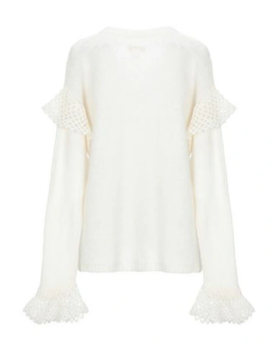Shop Intropia Sweater In White