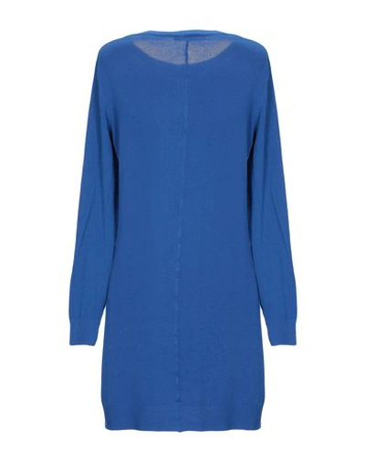 Shop Les Copains Woman Cardigan Blue Size S Viscose, Polyamide