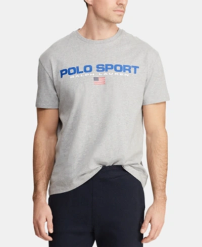 Shop Polo Ralph Lauren Men's Polo Sport Cotton T-shirt In Andover Heather