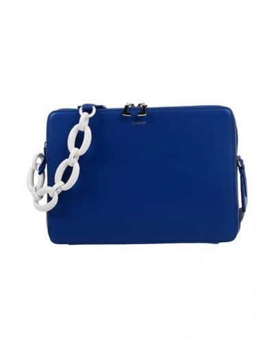 Shop Lanvin Cross-body Bags In Blue