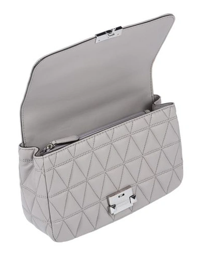 Shop Michael Michael Kors Handbags In Light Grey