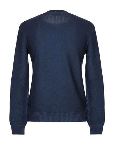 Shop Altea Man Sweater Midnight Blue Size Xl Virgin Wool