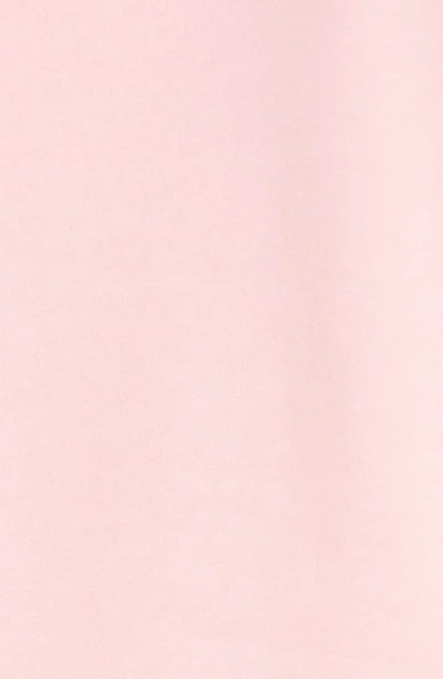 Shop Acne Studios Fairview Face Crewneck Sweatshirt In Blush Pink