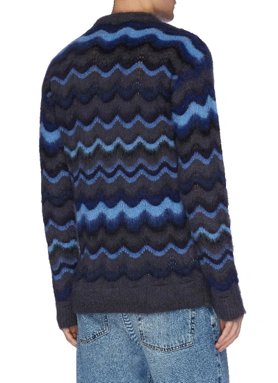 Shop Marni Zig Zag Stripe Sweater