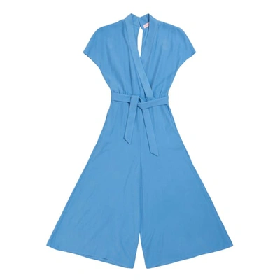 Shop Tomcsanyi Budapest Cerulean Kimono Jumpsuit