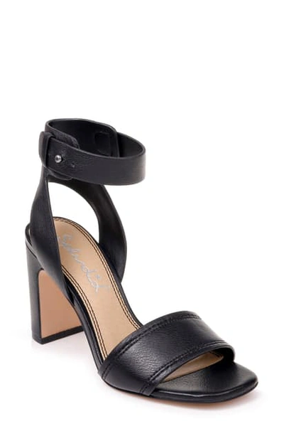 Shop Splendid Harding Ankle Strap Sandal In Black Leather