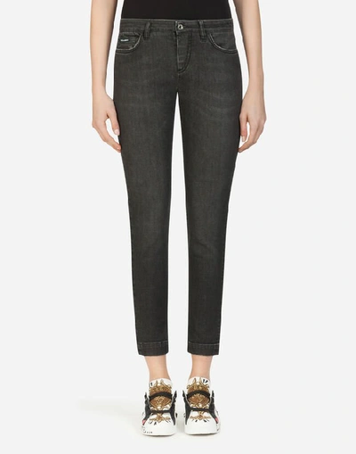 Shop Dolce & Gabbana Pretty-fit Jeans In Stretch Denim